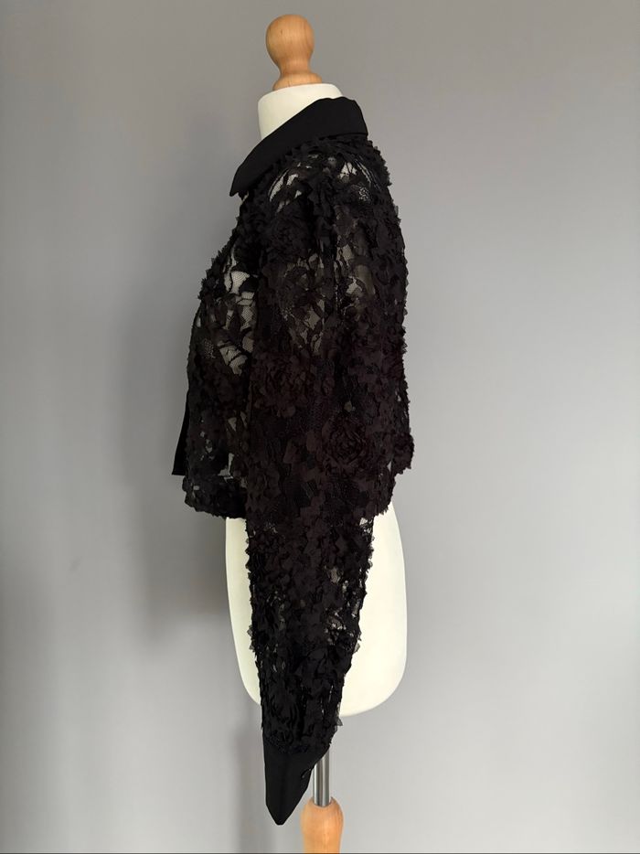Choklate Lace Croptop Blouse - photo numéro 3