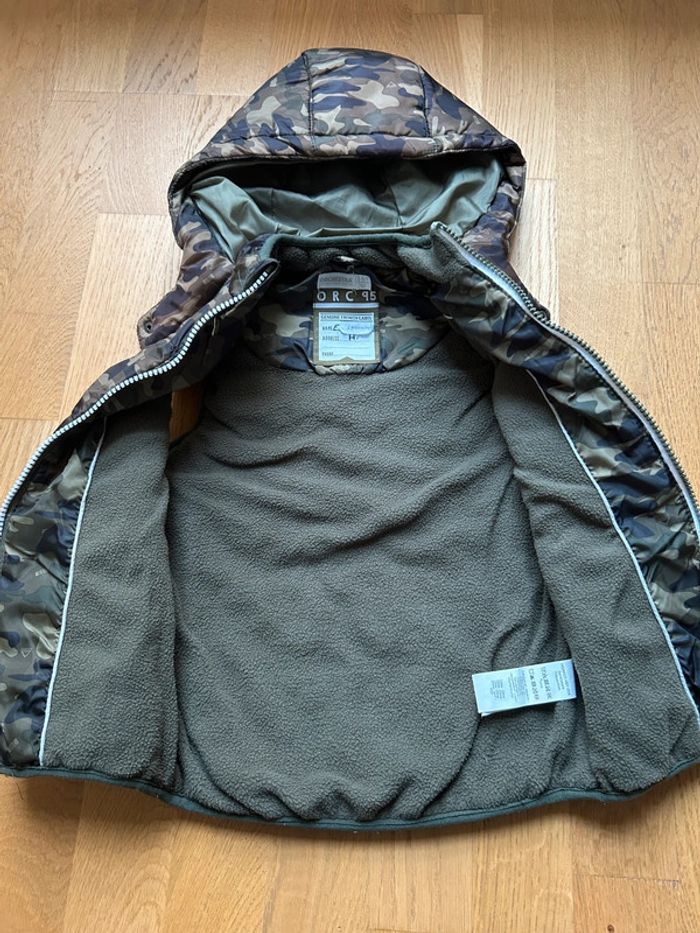 Doudoune sans manches à capuche doublée polaire militaire garçon Orchestra - photo numéro 6