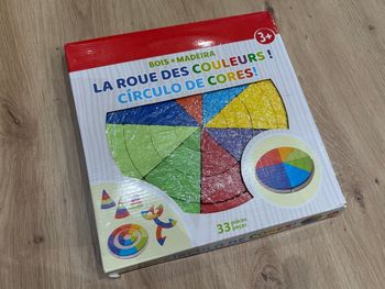 Roue des couleurs en bois