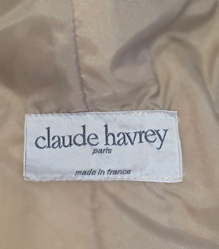 Blazer longe beige/crème claude havrey 40 - photo numéro 6