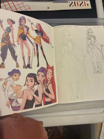 Livre de coloriage Kpop démon Hunter