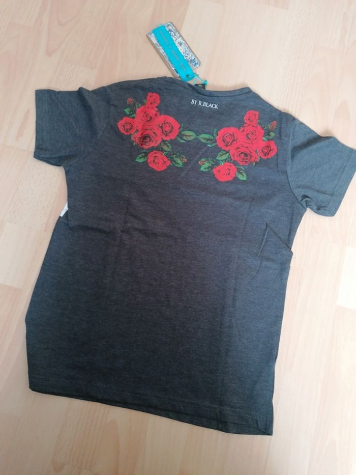 T-shirt 12 ans Rivaldi Black neuf avec étiquette - photo numéro 5