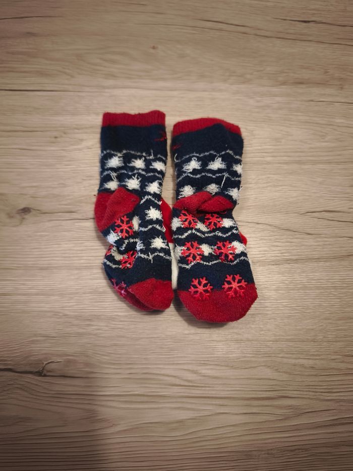 Chaussettes antidérapantes 18/24 mois père Noël - photo numéro 3