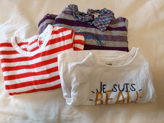 T-shirt manches longues 1 mois