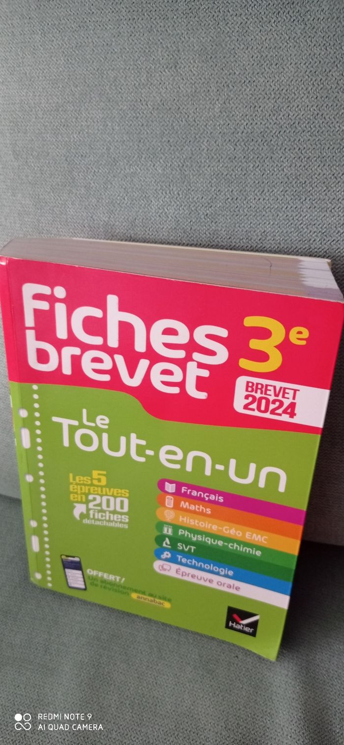 Fiches brevet 3éme - photo numéro 2