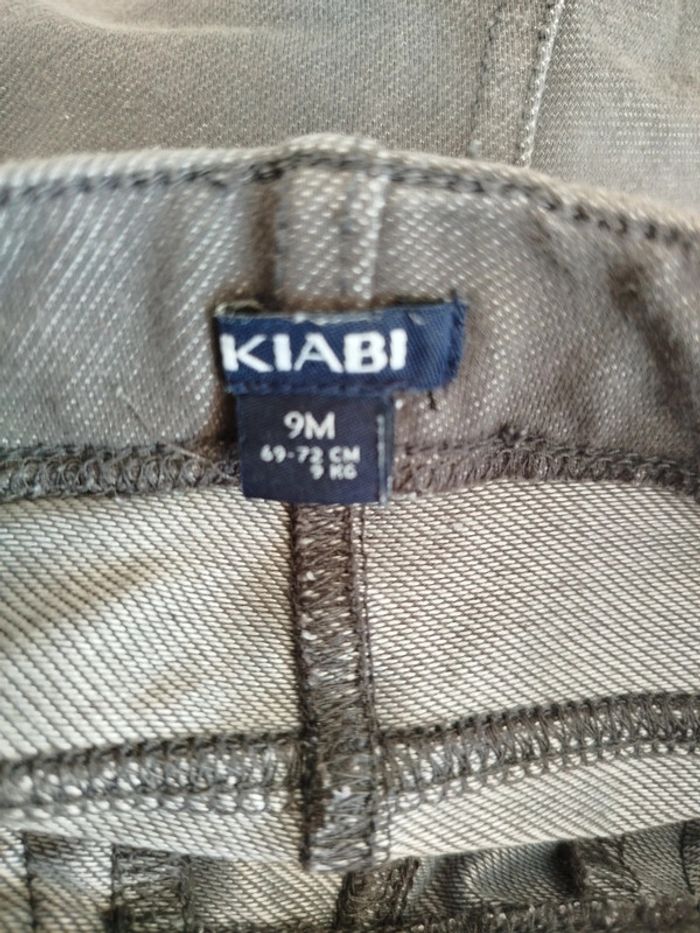 Legging gris Kiabi taille 9 mois - photo numéro 3