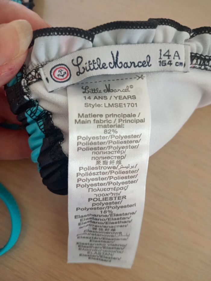 Maillot de bain fille little Marcel 14 ans - photo numéro 6
