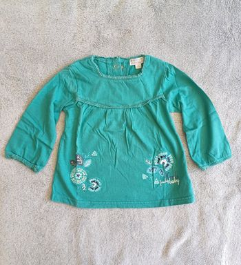 T-shirt manches longues vert