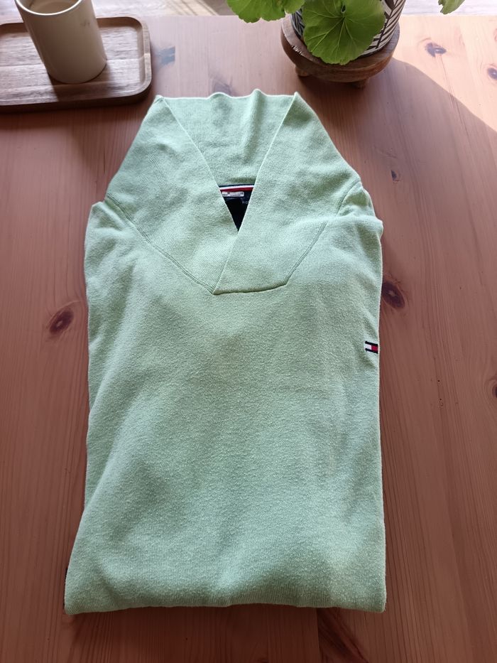 Pull léger col châle Tommy Hilfiger