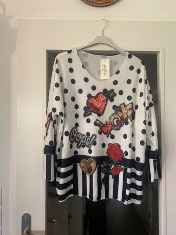 Pull fin grande taille