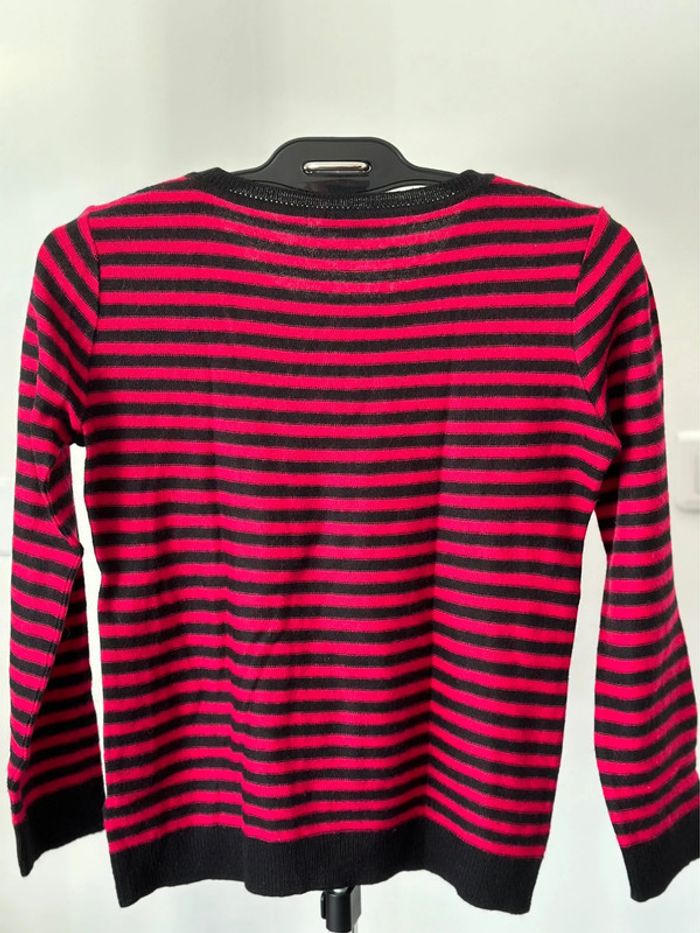 Pull à rayures avec strass Un Jour Ailleurs - photo numéro 7