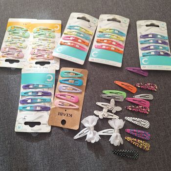 Lot barrettes filles