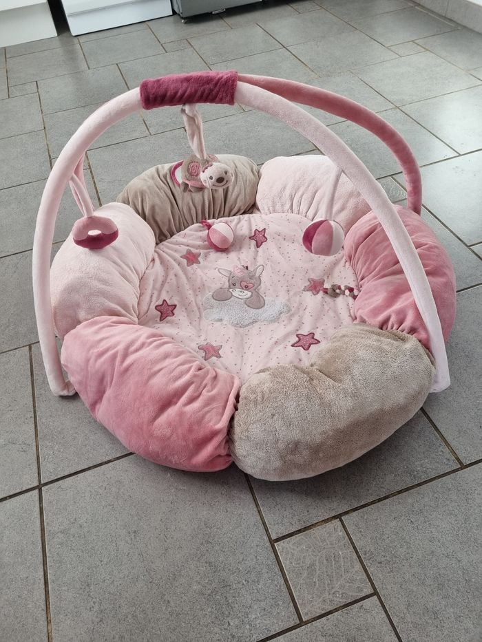 Tapis d'éveil nattou rose