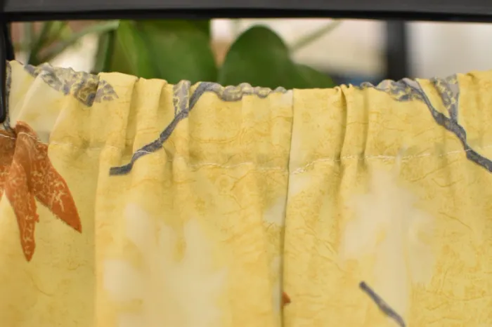 Pantalon vintage jaune à fleurs – Taille 36 – Très bon état - photo numéro 5
