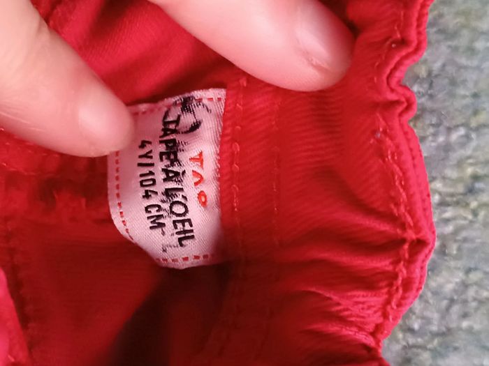 Pantalon réglable à la taille tape à l oeil 4ans 104 - photo numéro 6