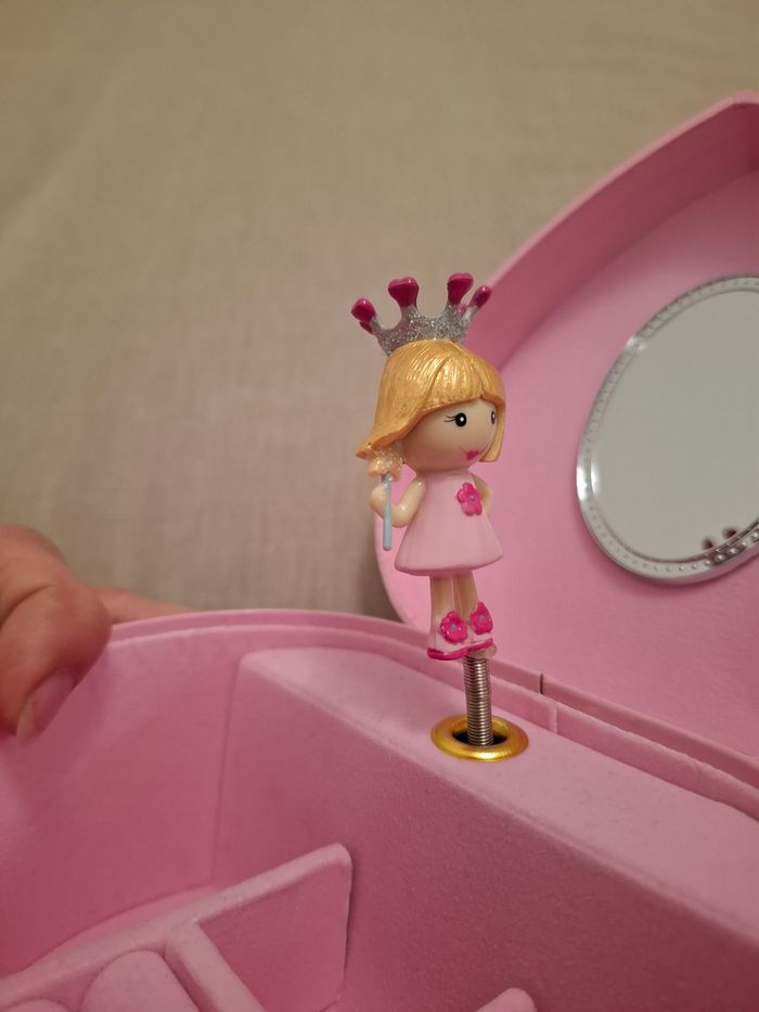 Boîte à musique paillettes princesse - photo numéro 5