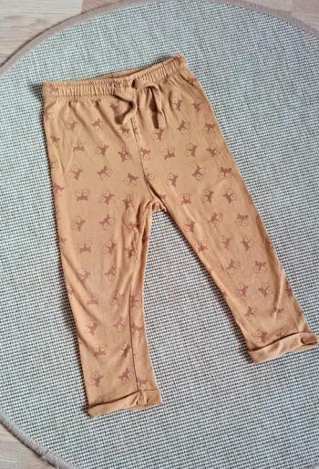 Pantalon léger garçon 2 ans Motif renard