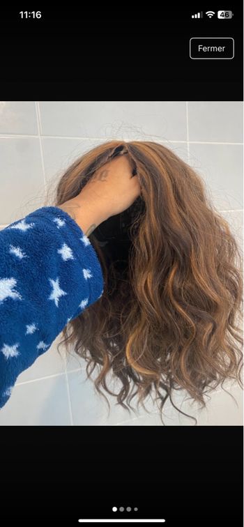 Perruque lace frontale