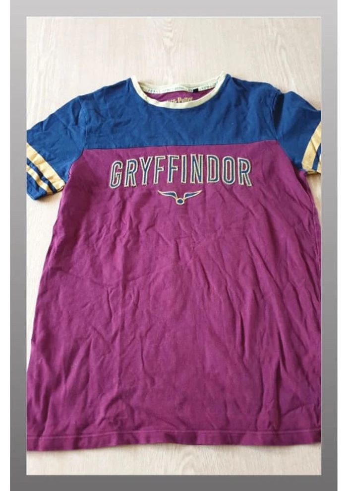 Tshirt enfant Harry Potter 16ans bordeau/bleu/jaune