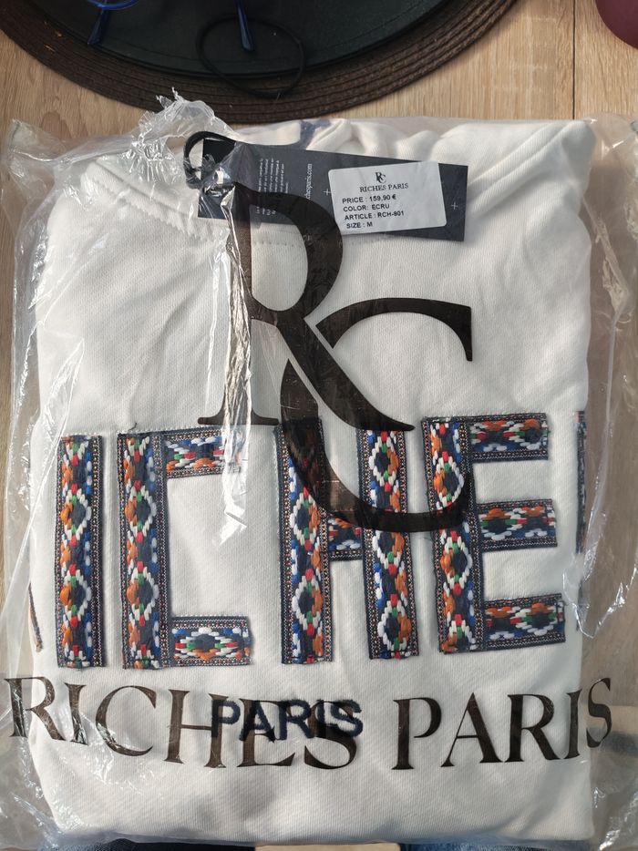 Pull à capuche Hoodie riches paris - photo numéro 2