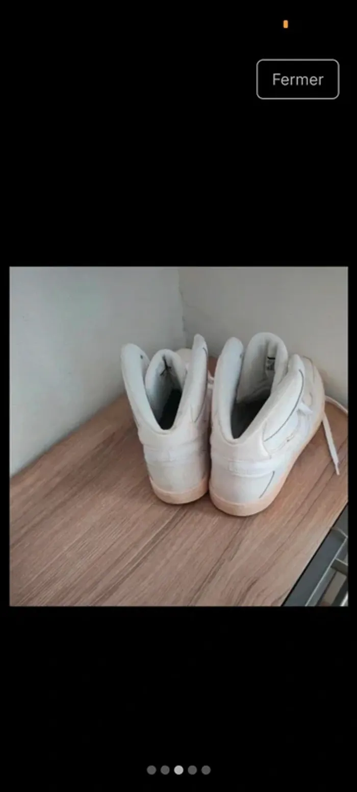 👟 Baskets Nike homme – Taille 44.5 – Couleur blanche – Style intemporel - photo numéro 3