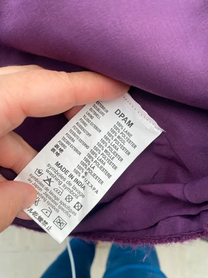 Beau manteau veste parka en pur laine DPAM 23 mois 2 ans - photo numéro 12