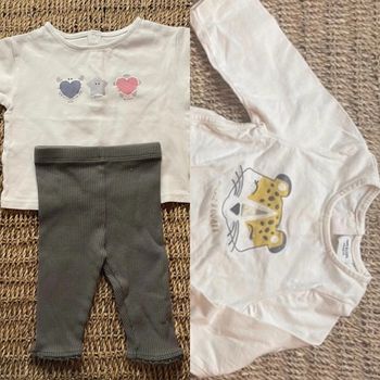 Ensemble 2 pièces 6mois/Haut petit tigre