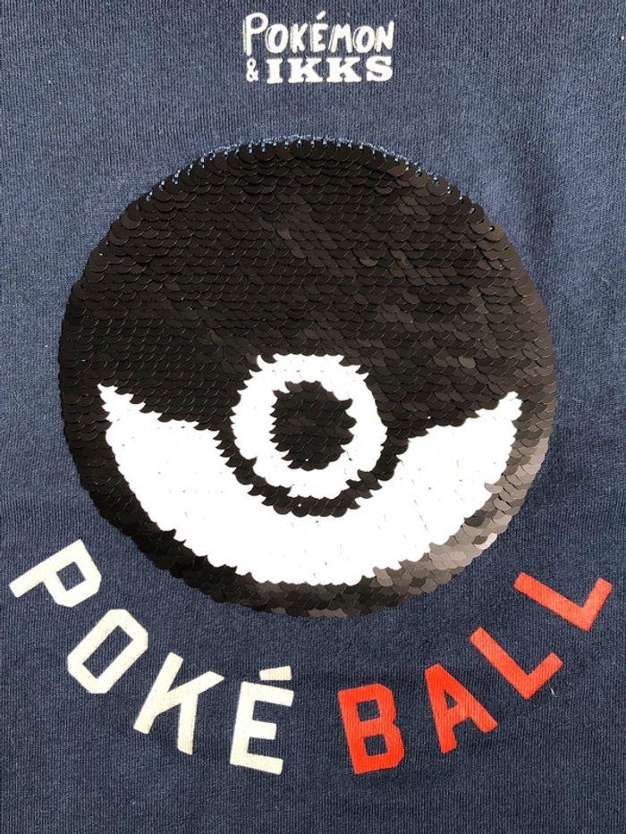 T-shirt à sequins réversibles Pokémon IKKS T-6 ans - photo numéro 4