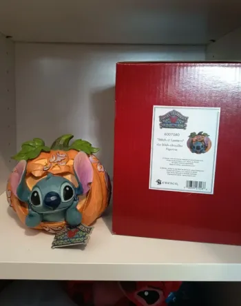 Figurine stitch citrouille Disney tradition neuve