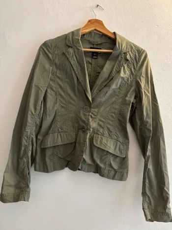 Veste H&M t34  xs  kaki mi saison