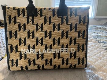 Cabas raphia Karl lagerfeld