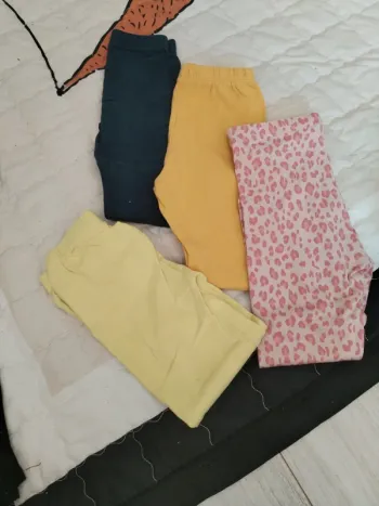 Lot de 4 legging fille