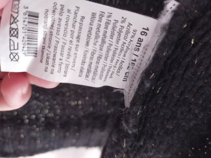 Gilet noir sans boutons - photo numéro 6