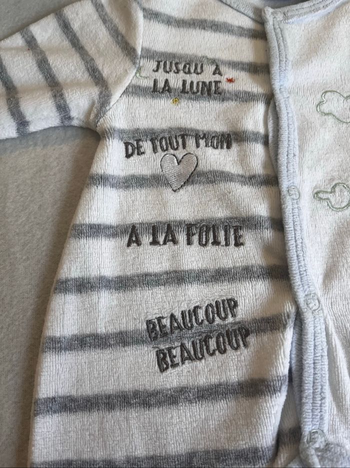 Pyjama velours naissance - photo numéro 3