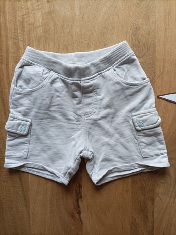 Short 12 mois été gris