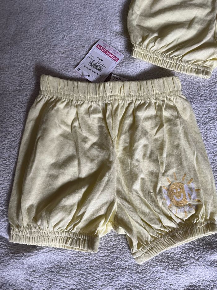 Lot 2 shorts fille taille 18 mois Neuf - photo numéro 2