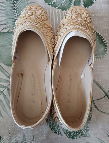 Ballerines décorées/travaillées 