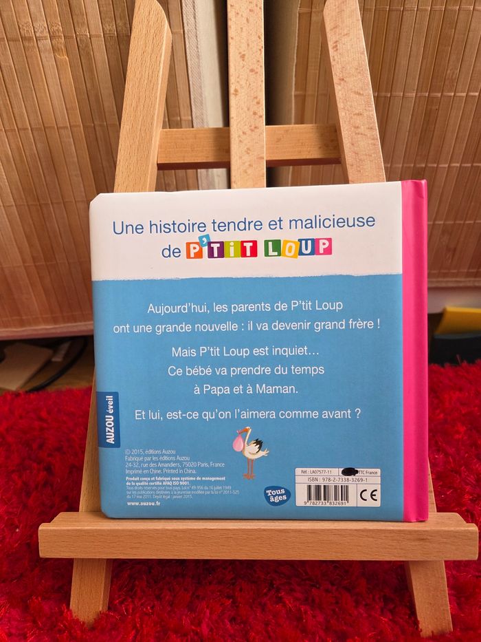 Livre enfant Gründ Timoté Livre enfant Auzou P’tit Loup - photo numéro 2