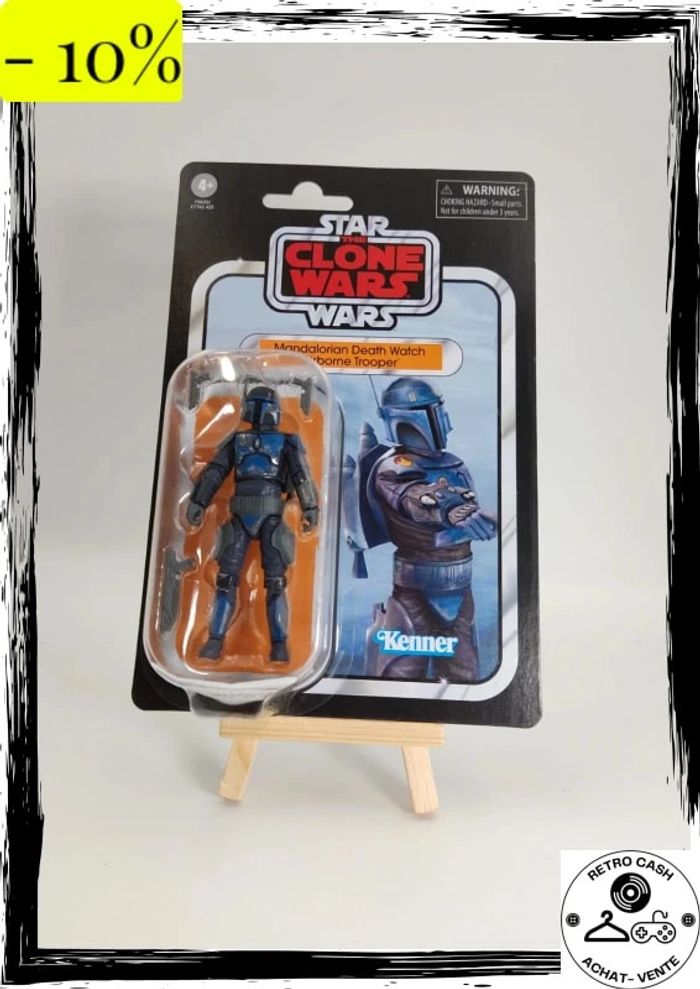 Figurine Kenner Mandalorian Death Watch Airborne Trooper Star Wars Clone Wars