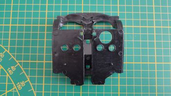 Châssis intérieur pièce détachée miniature Maisto Porsche Boxster 1/18 1/18e 1/18ème #C01