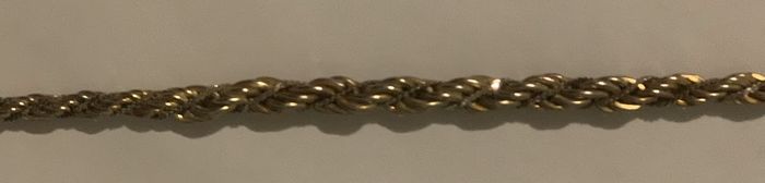 Collier chaîne corde torsadée ras-du-cou - photo numéro 4