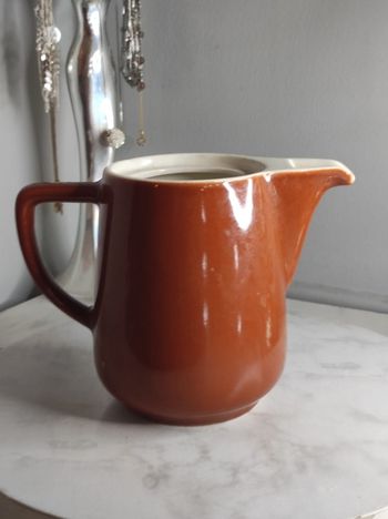 Cafetière céramique marron
