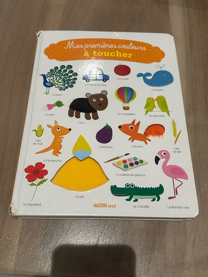 Grand Livre à toucher mes premières couleurs et mes premiers mots - photo numéro 2