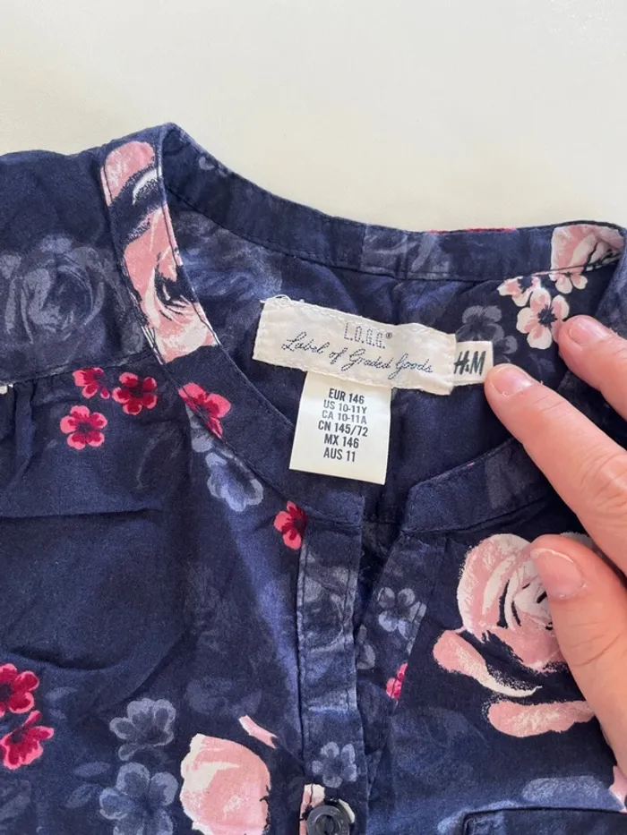 Chemisier fille H&M 10/11 ans - photo numéro 2