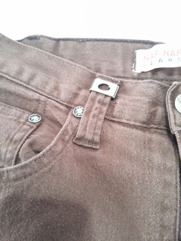 Jean vintage naf naf slim taille haute - photo numéro 6