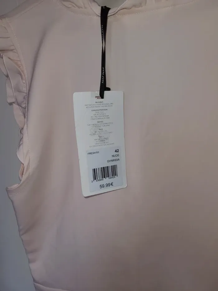 Sublime robe rose pâle naf naf - photo numéro 5