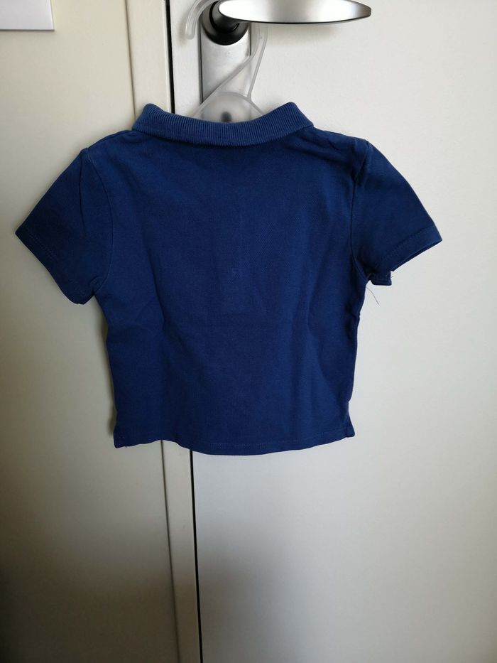 Polo en coton piqué (Bleu) 12 mois (80 cm) Kiabi - photo numéro 2