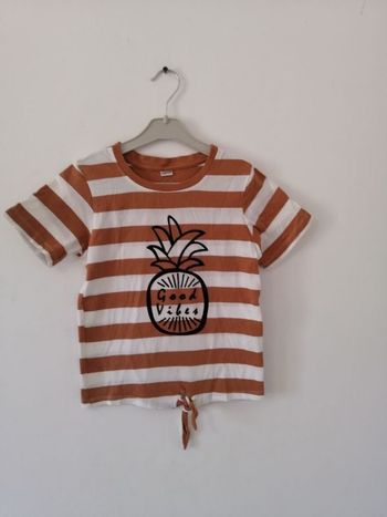 T-shirt à rayures neuf