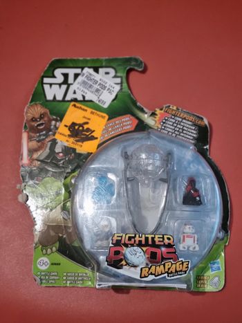 blister star wars pods rampage battle game avec 4 personnages dont han robot