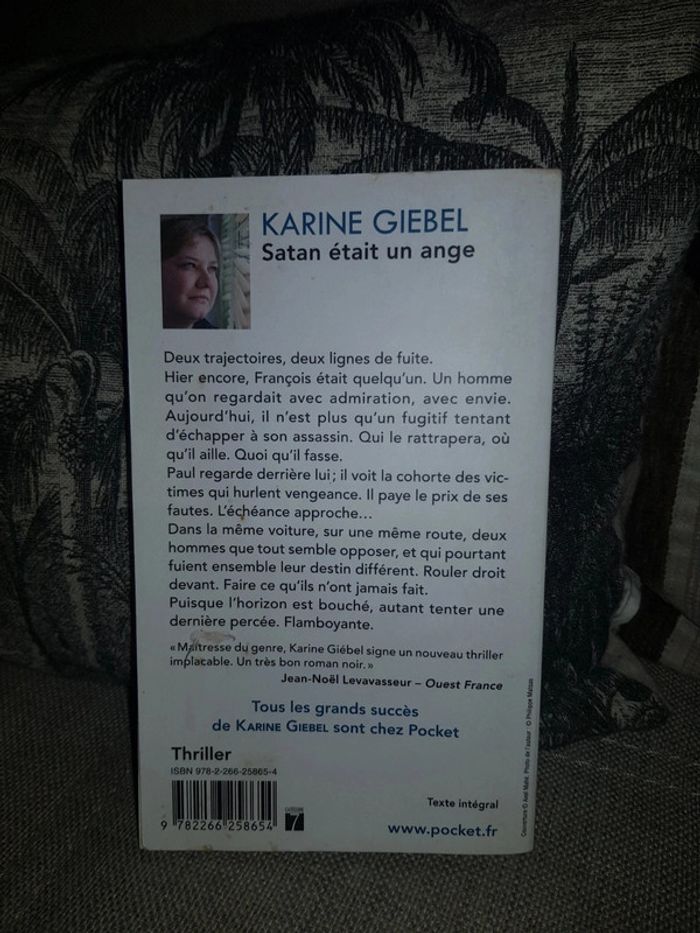 Livre : Karine Giebel Satan était un ange - photo numéro 2